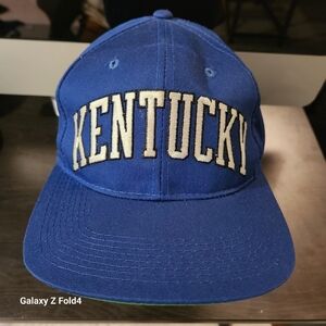 Vintage 90s Starter Kentucky Wildcats The Classic Snapback Cap Hat Sewn Logo